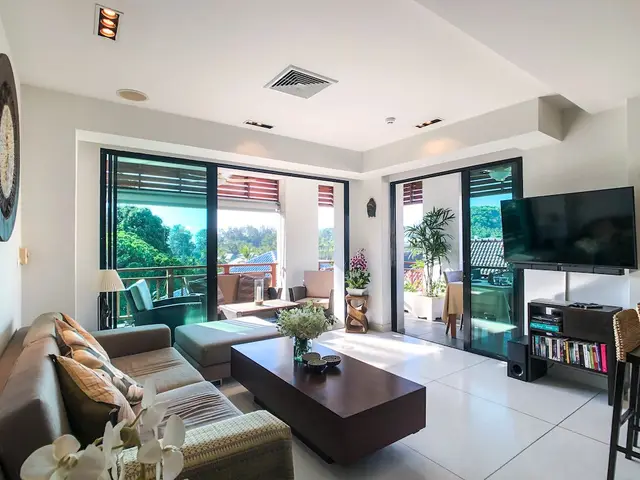 Fashionable 2-bedroom apartments, with mountain view in Surin Sabai project, on Surin Beach beach — Surin