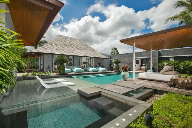 Large -Bedroom Villa, with pool view in Anchan Lagoon project, on Bangtao / Laguna beach — Layan