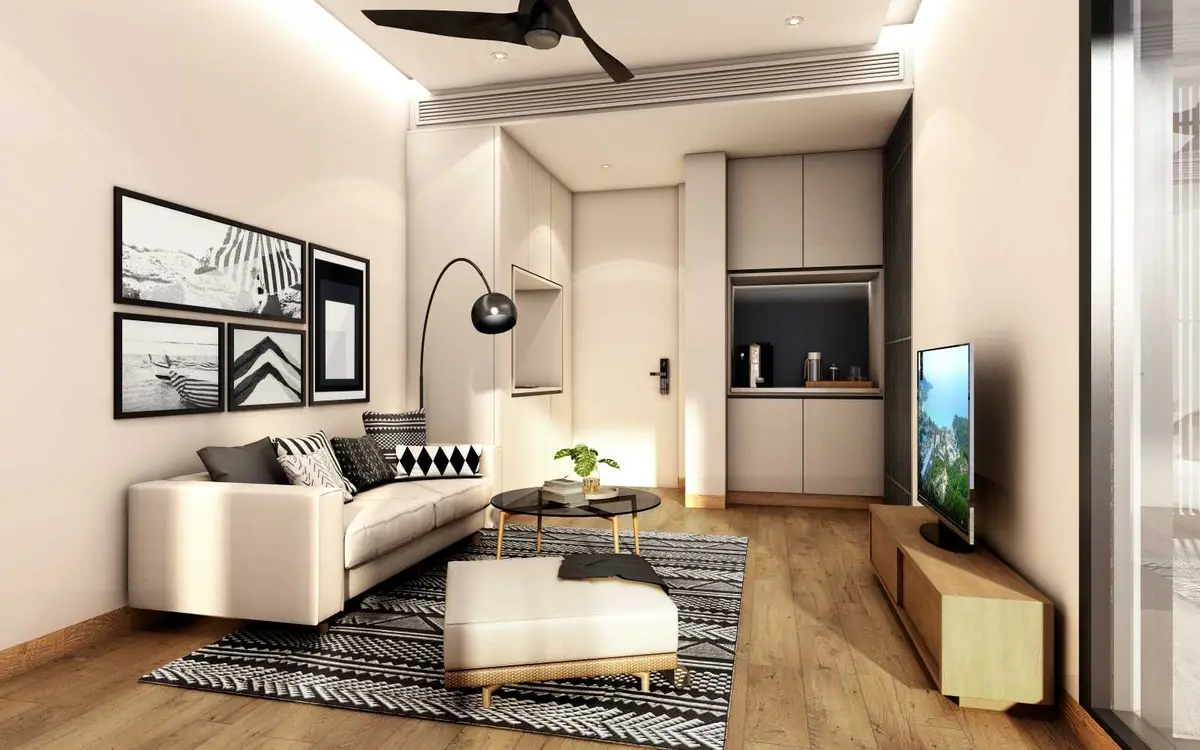 Studio Apartments, with lake view and near the sea, on Kamala Beach beach — Kamala · 3/8