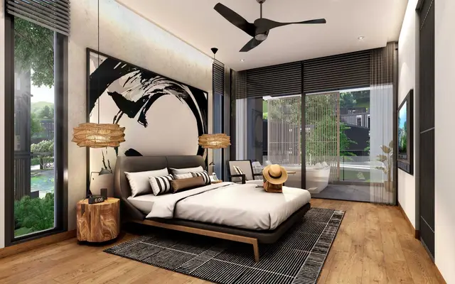 1-Bedroom Apartments, with lake view and near the sea, on Kamala Beach beach — Kamala