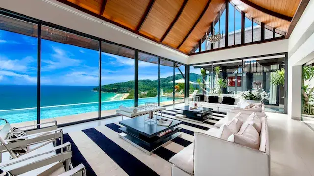 Premium Large -Bedroom Villa, with sea view and near the sea in Malaiwana project, on Naithon beach — Nai Thon