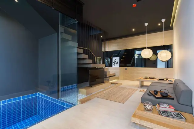 Luxurious 1-bedroom villa, with pool view in Villoft Zen Living Resort and Spa project, on Bangtao / Laguna beach — Layan