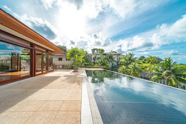 Cozy premium, large 4-bedroom villa, with sea view in Andara project, on Kamala Beach beach — Kamala