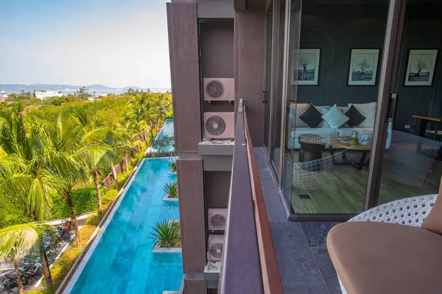 -Bedroom Apartments, with pool view in Saturdays project, on Rawai beach — Rawai