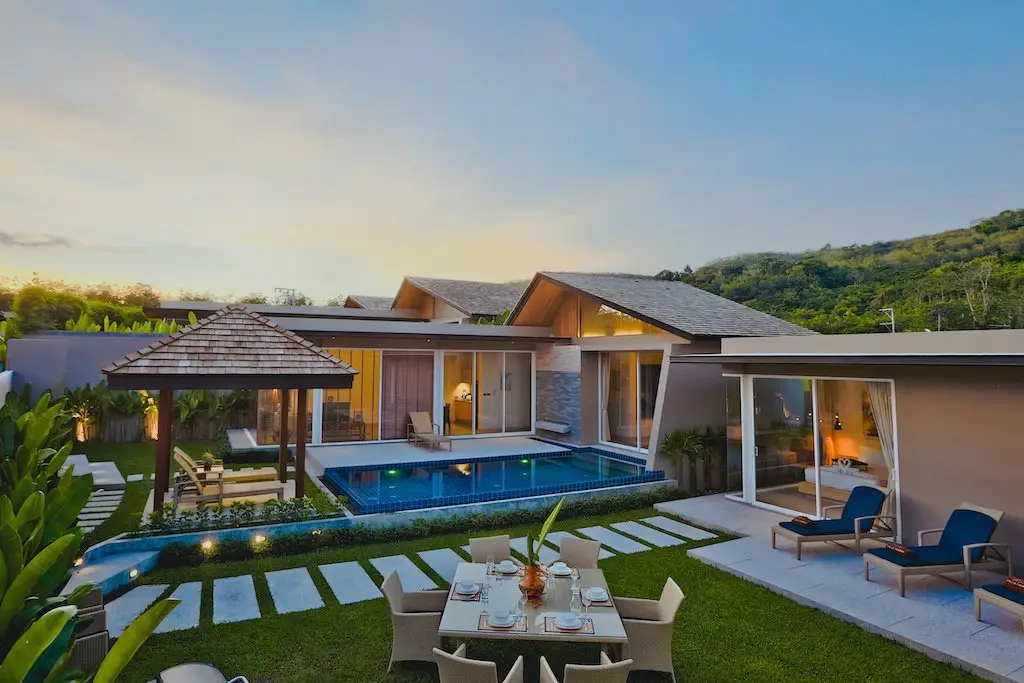 -Bedroom Villa, with pool view in Sunpao project, on Layan Beach beach — Layan · 2/16