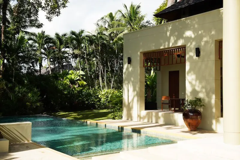 Unique beachfront villa located in a private compound adjoining Trisara Resort on Phukets west coast — Nai Thon · 4/60