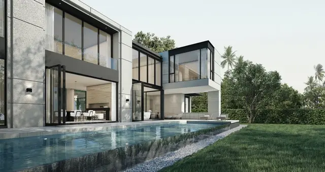Incredible premium, large 5-bedroom villa, with pool view, on Chalong beach — Chalong