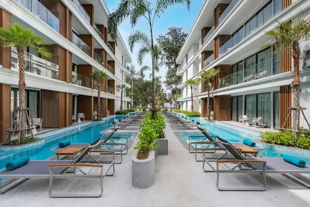 Incredible studio apartments, with pool view and near the sea in Sunshine Beach by KORA project, on Bangtao / Laguna beach — Layan