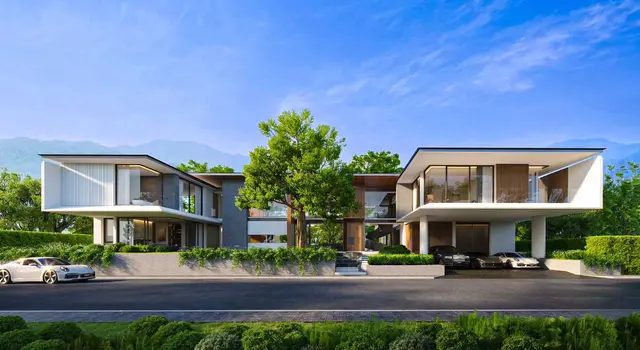 Fashionable, large 4-bedroom villa, with pool view, on Bangtao / Laguna beach — Layan