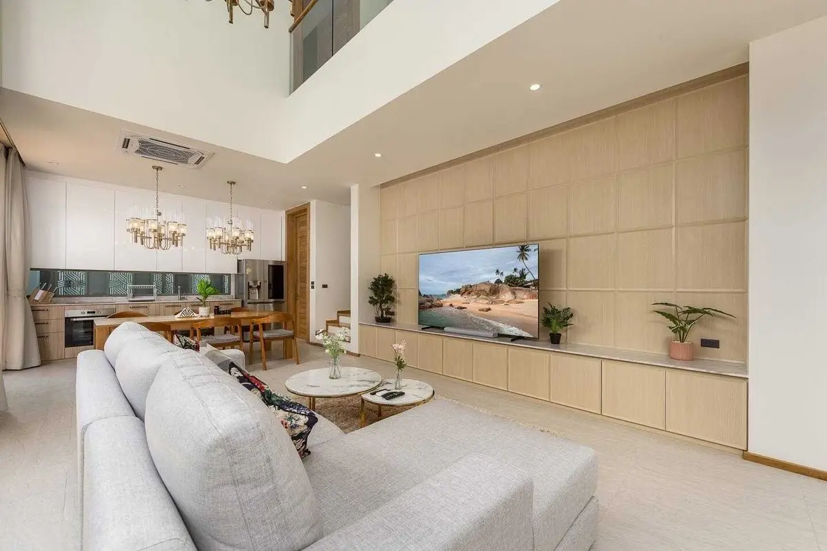 Fashionable 3-bedroom villa, with pool view, on Thalang beach — Cherng Talay · 4/25