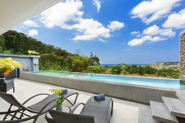 Astonishing 2-bedroom apartments, with sea view in The Villas Overlooking Layan project, on Bangtao / Laguna beach — Layan