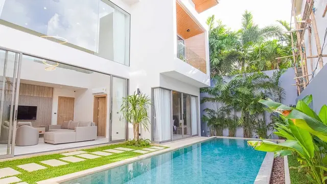 Comfortable 3-bedroom villa, with pool view in Zenithy project, on Bangtao / Laguna beach — Cherng Talay