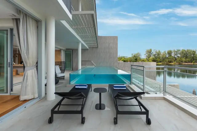 Stylish 2-bedroom apartments, with lake view and near the sea in Angsana Beachfront Residences project, on Bangtao / Laguna beach — Bang Tao
