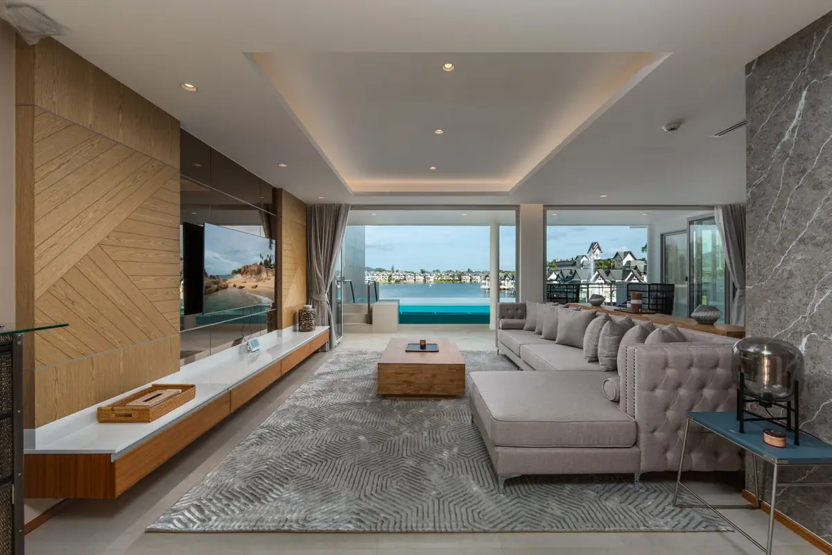 Stylish 2-bedroom apartments, with lake view and near the sea in Angsana Beachfront Residences project, on Bangtao / Laguna beach — Bang Tao · 3/16