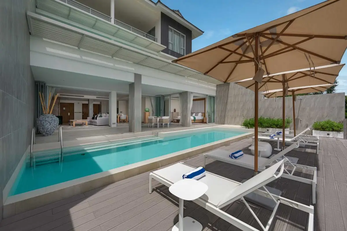 อพ. 2 ห้องนอน วิวทะเล Lagoon ใน Angsana Beachfront Residences — Bang Tao · 3/16