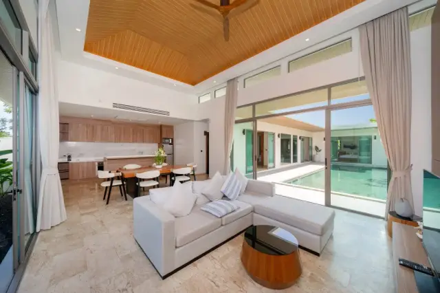 -Bedroom Villa, with pool view in Shambhala Grand Villa project, on Bangtao / Laguna beach — Bang Tao