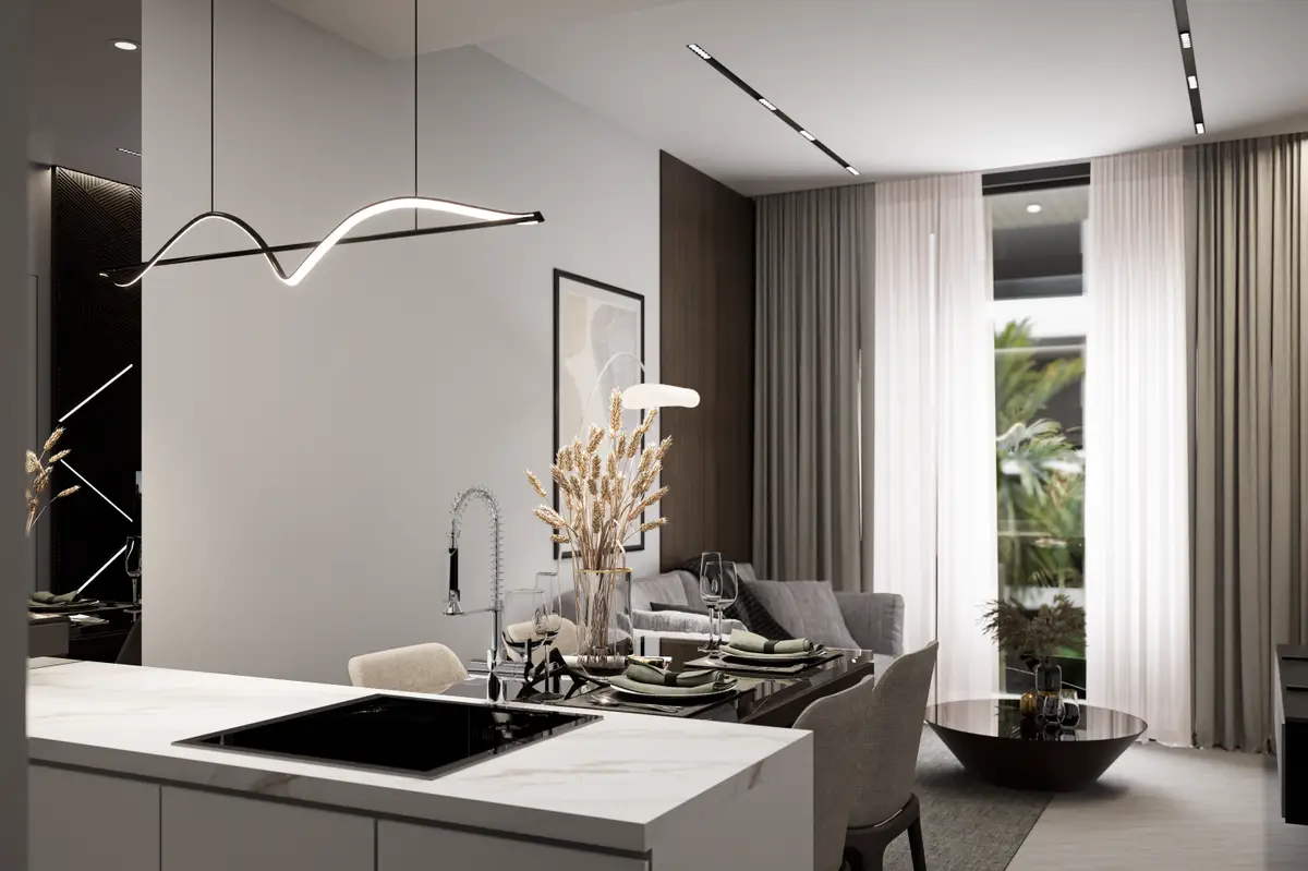 1-Bed 42 sqm Pool-View Apartment at Sun Hills in Layan — Layan · 2/9