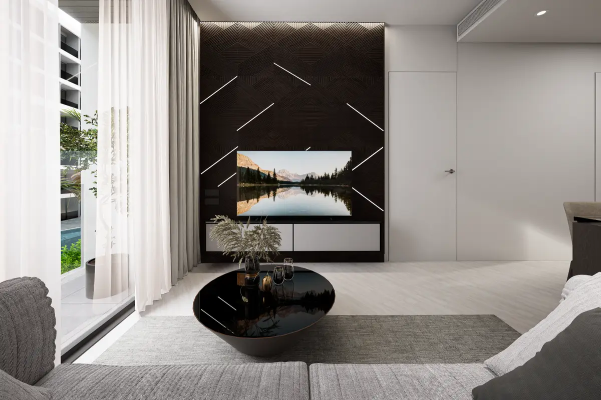 1-Bed 42 sqm Pool-View Apartment at Sun Hills in Layan — Layan · 3/9