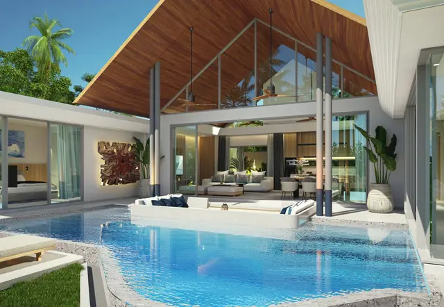 Incredible 3-bedroom villa, with pool view, on Bangtao / Laguna beach — Cherng Talay