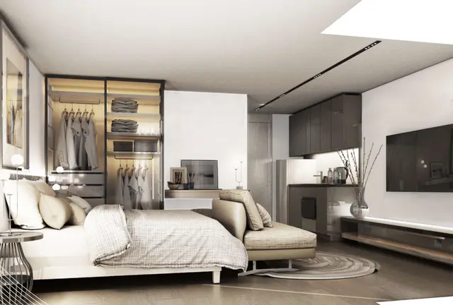 Fashionable 2-bedroom apartments, with garden view, on Rawai beach — Nai Harn