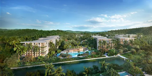 Stylish 1-bedroom apartments, with garden view, on Layan Beach beach — Layan