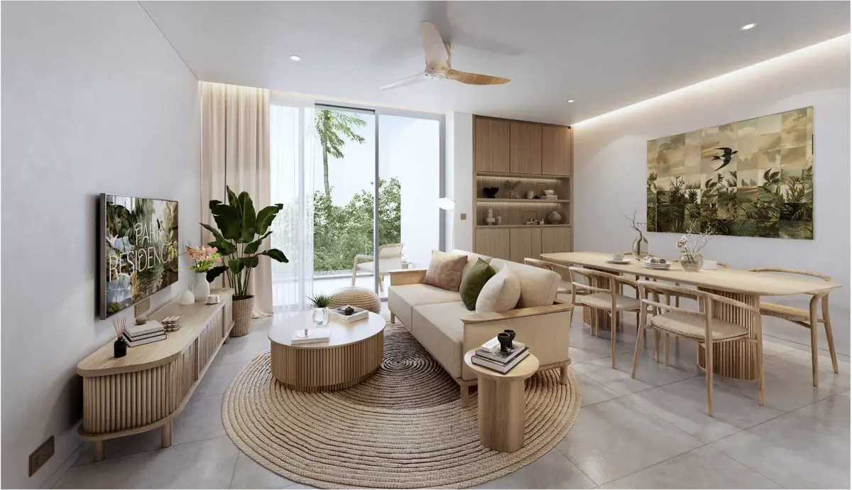 3-Bed, 3-Bath Apartment of 122 sqm at Park Residences, Layan — Layan · 2/8