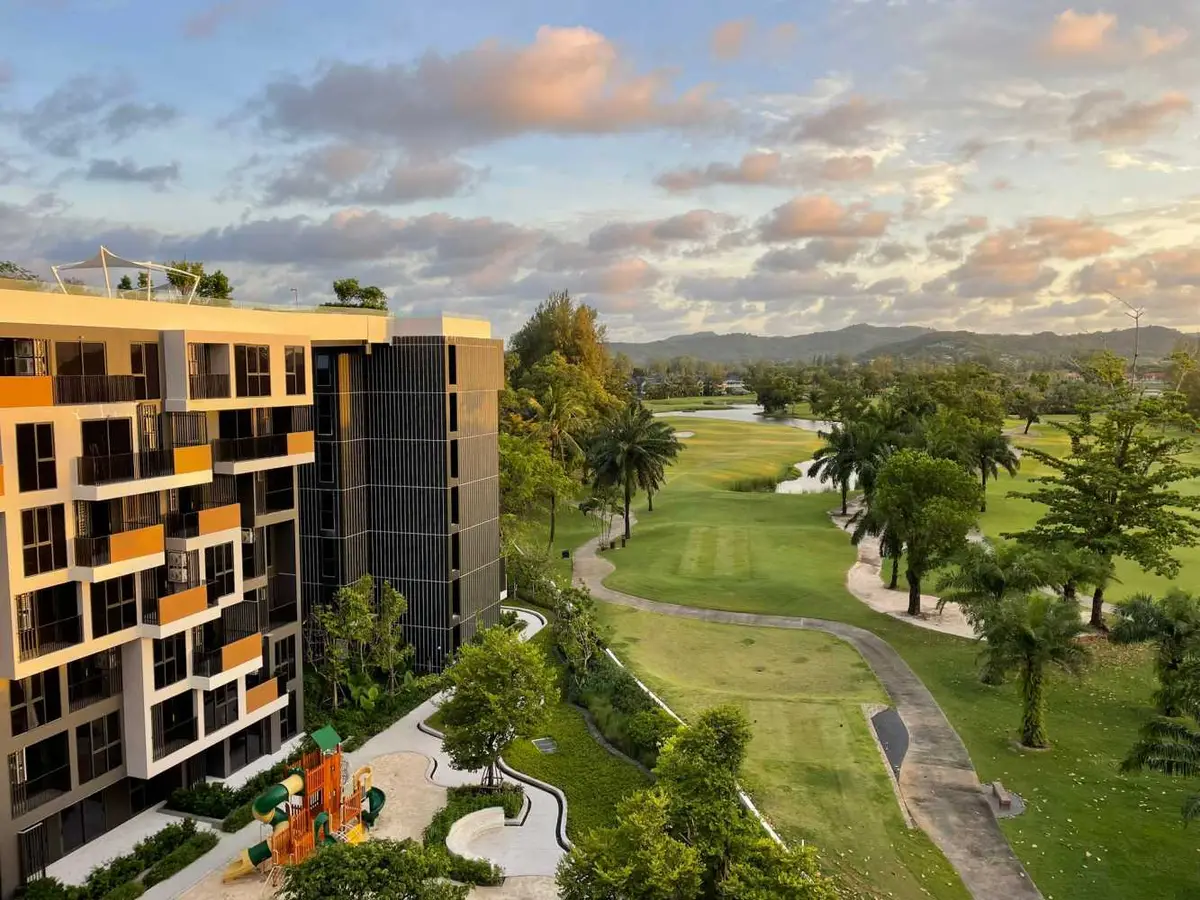 Golf-View 2-Bed Apartment at Sky Park Aurora, Laguna Bang Tao — Bang Tao · 2/18