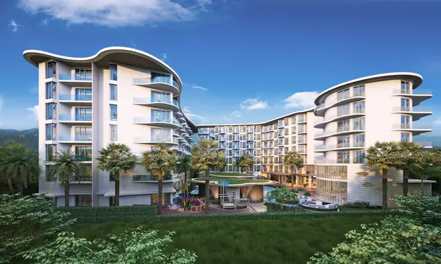 Luxurious 1-bedroom apartments, with pool view, on Rawai beach — Chalong