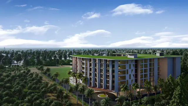 Furnished Studio of 29 sqm at Aura Condominium, Chalong — Chalong