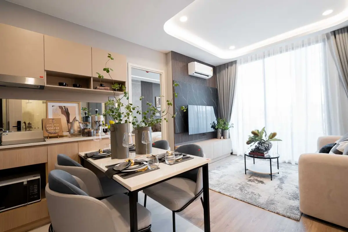 2-Bed 59 sqm Apartment on the 7th Floor of Arise Vibe — Cherng Talay · 1/11