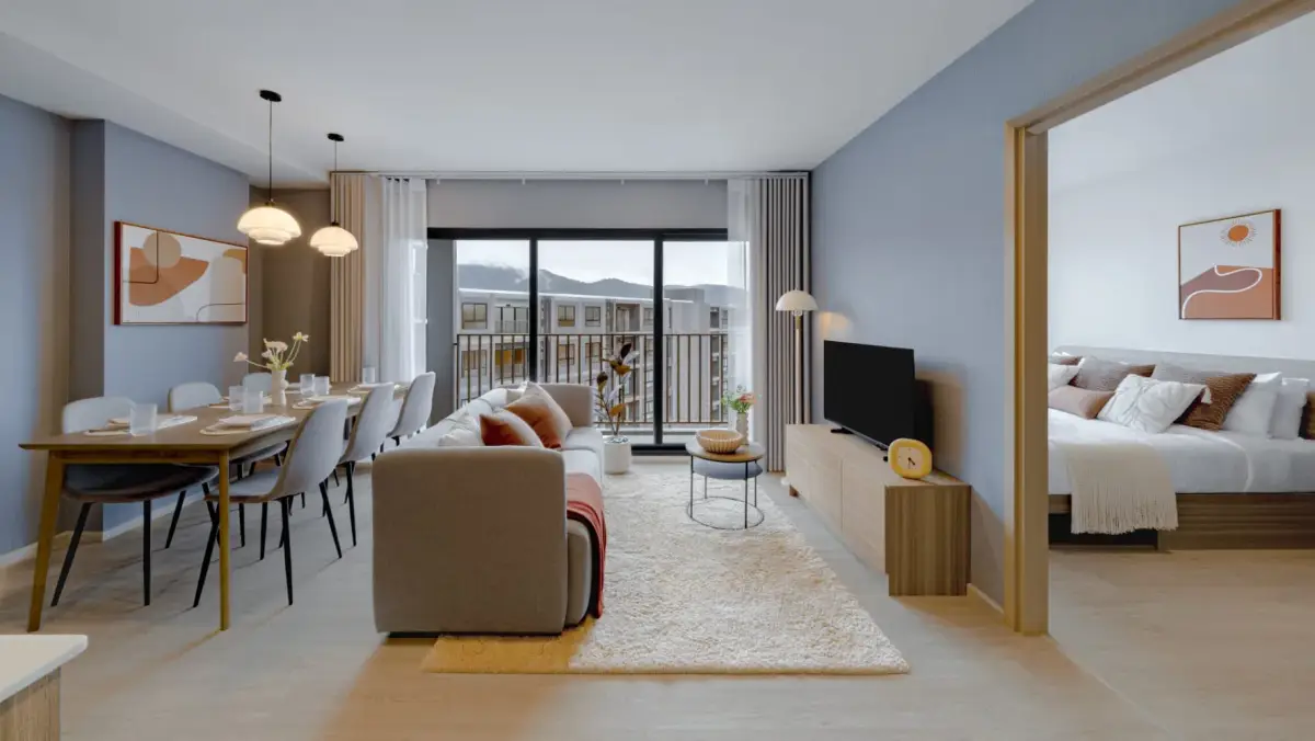 2-Bed Apartment in The Base Cherngtalay near Bang Tao — Bang Tao · 3/19