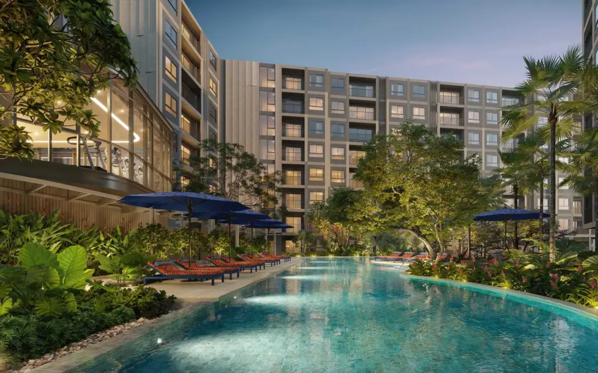 2-Bed Apartment in The Base Cherngtalay near Bang Tao — Bang Tao · 3/4