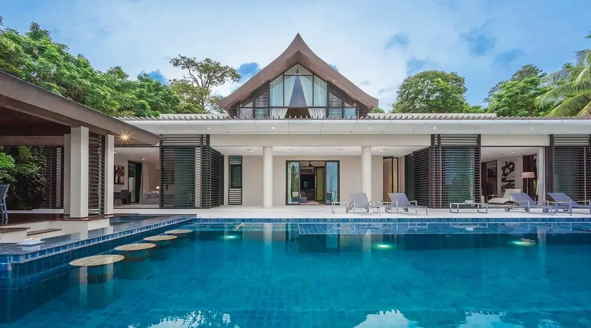 5-Bed Beachfront Villa on a 4,970 sqm Plot at The Cape Residences — Cape Yamu · 2/25
