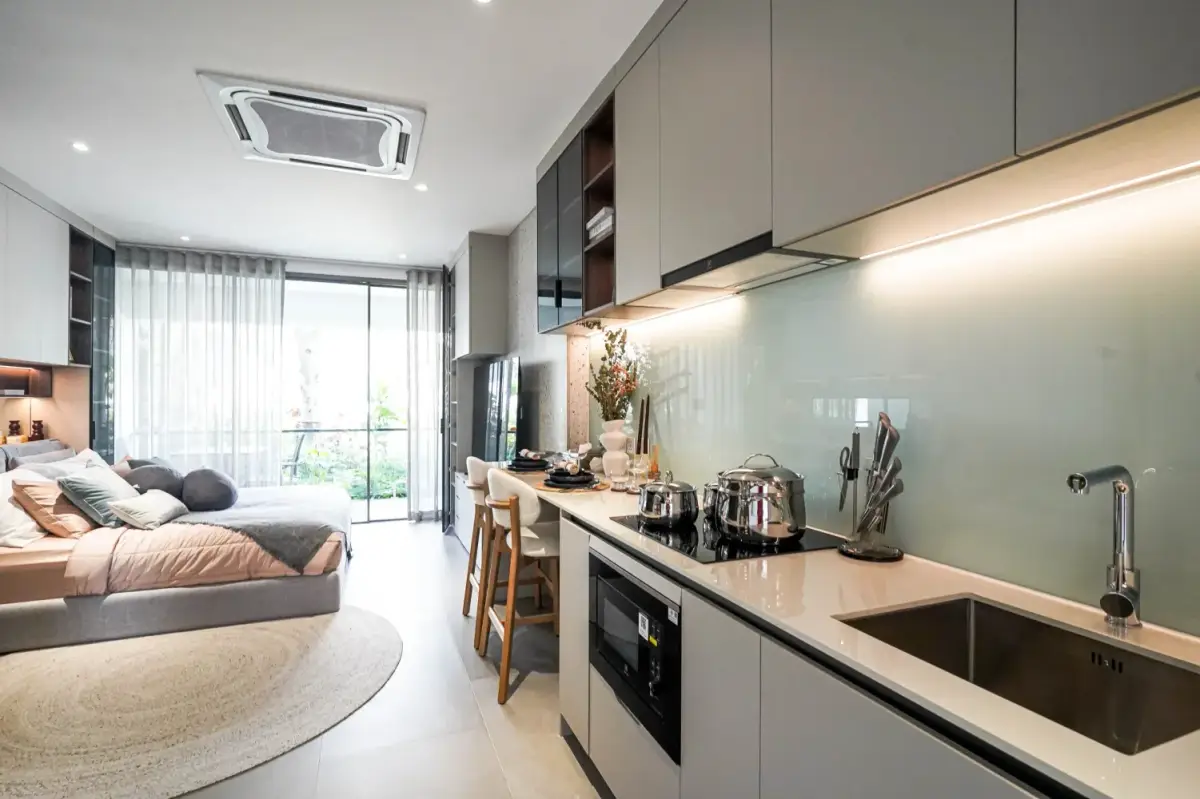 Furnished Studio at Wallaya Residence near Nai Harn Beach — Nai Harn · 2/10