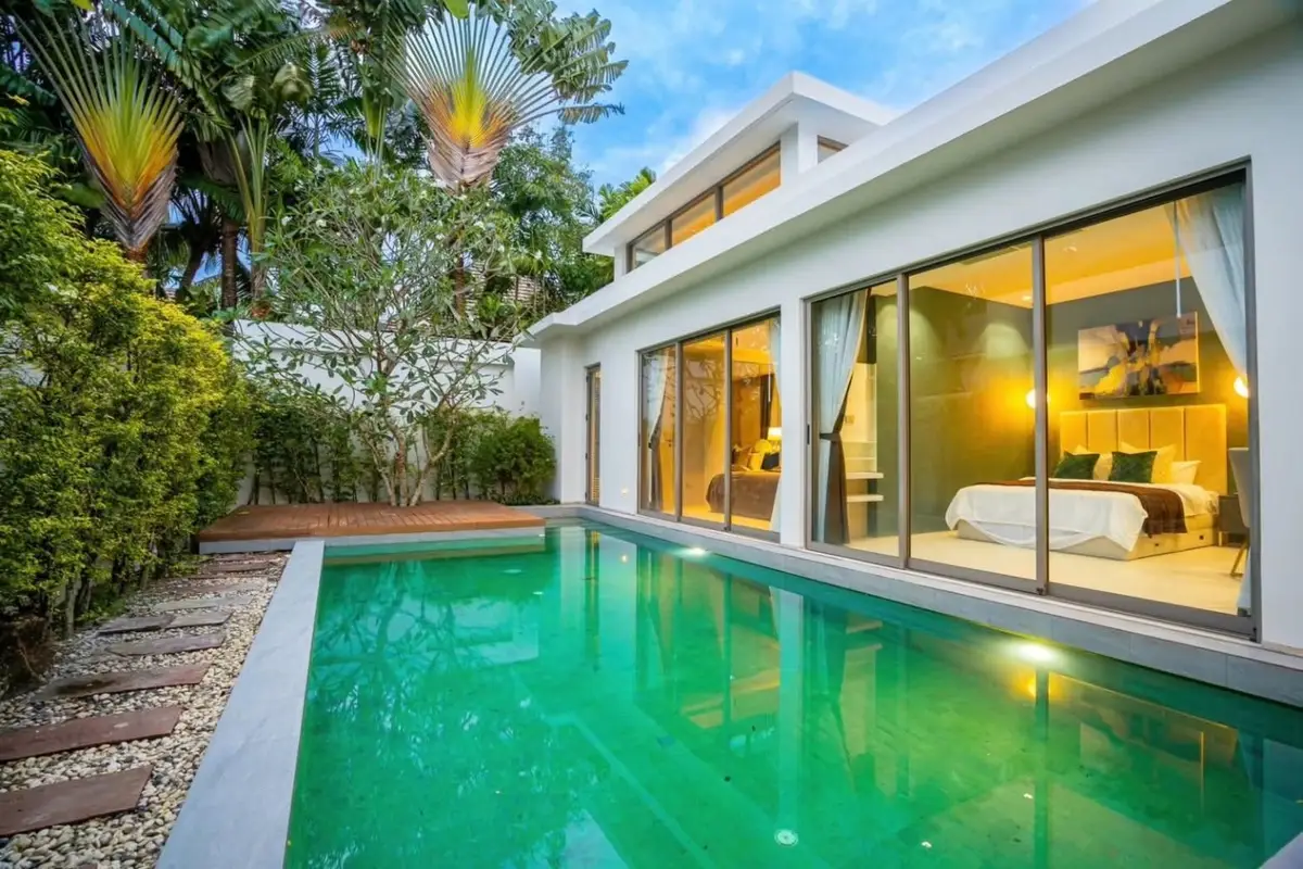 Three-Bedroom Pool Villa with Rooftop Terrace in Layan — Layan · 1/6
