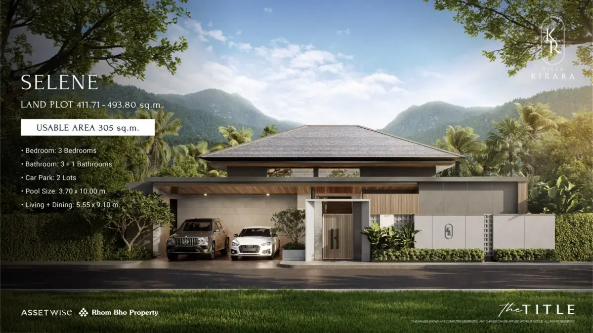 3-Bed Private Pool Villa at Villa Kirara in Cherng Talay — Cherng Talay · 1/4