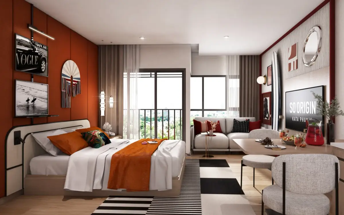 Studio with Pool View at So Origin Kata near Kata Beach — Kata · 1/7