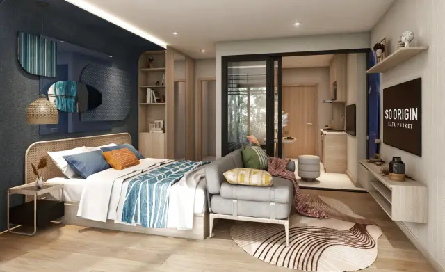 -Bedroom Apartments, with pool view, on Kata beach — Kata