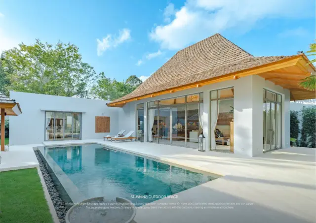 -Bedroom Villa, with pool view, on Nai Yang beach — Thalang