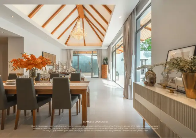 Spacious -Bedroom Villa, with pool view, on Nai Yang beach — Thalang