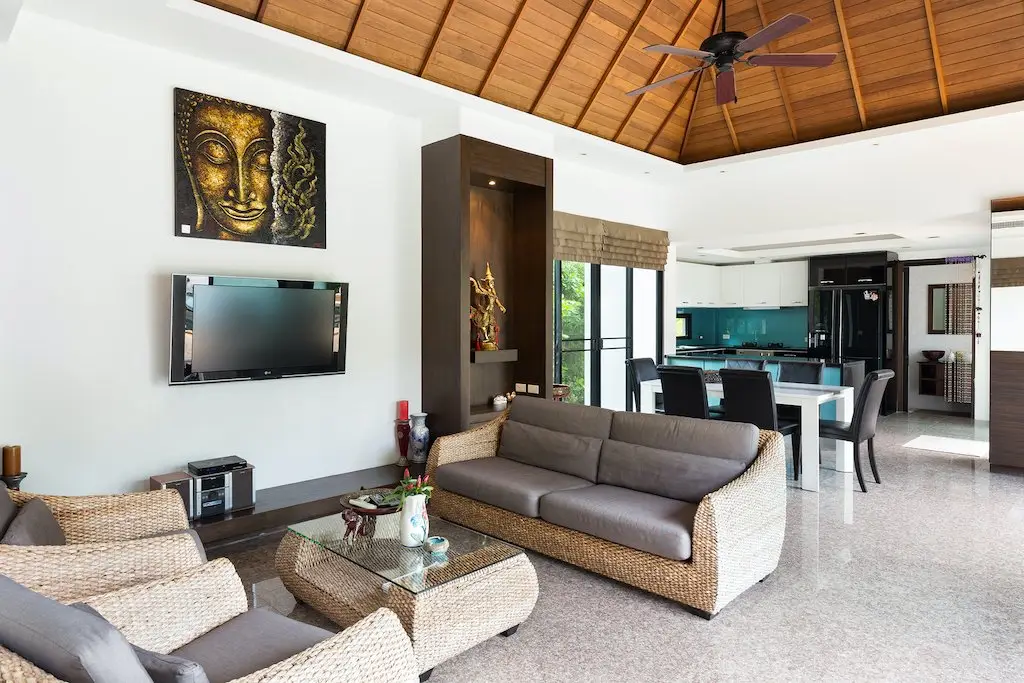 Amazing, spacious 3-bedroom villa, with pool view in Baan Thai Surin Gardens project, on Surin Beach beach — Surin · 4/19