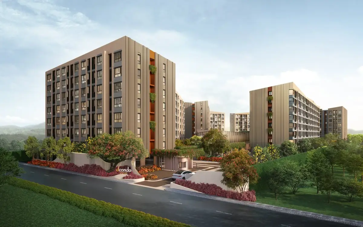 34 sqm One-Bed Apartment at D Condo Cove, Phuket Town — Phuket Town · 1/5