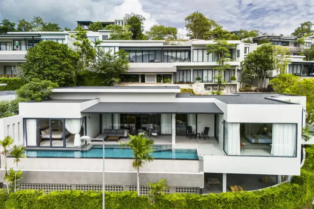 -Bedroom Villa, with pool view in Manick Hillside project, on Bangtao / Laguna beach — Cherng Talay
