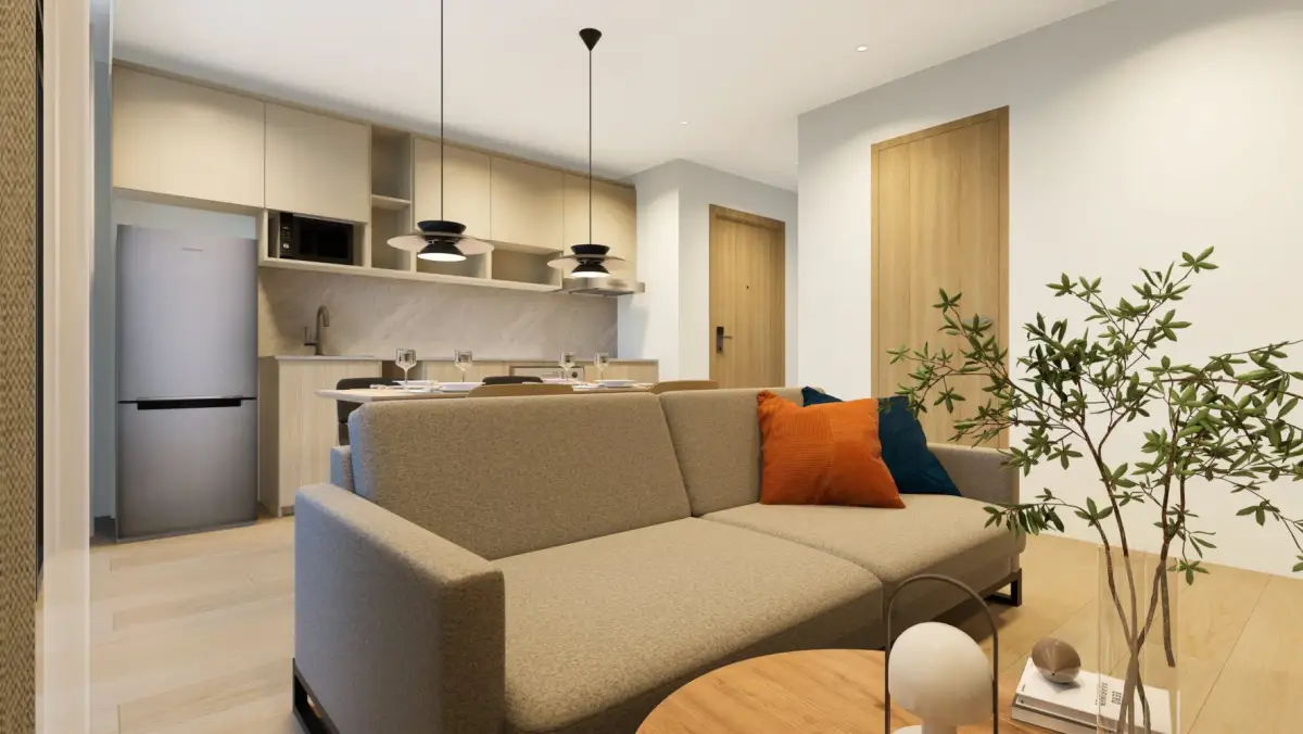 2-Bed Garden-View Apartment in Sea Heaven, Nai Thon — Nai Thon · 2/19