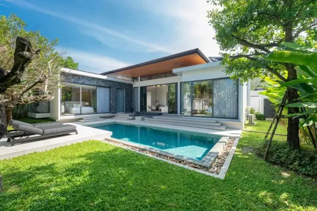 -Bedroom Villa, with pool view in Botanica Modern Loft project, on Bangtao / Laguna beach — Cherng Talay