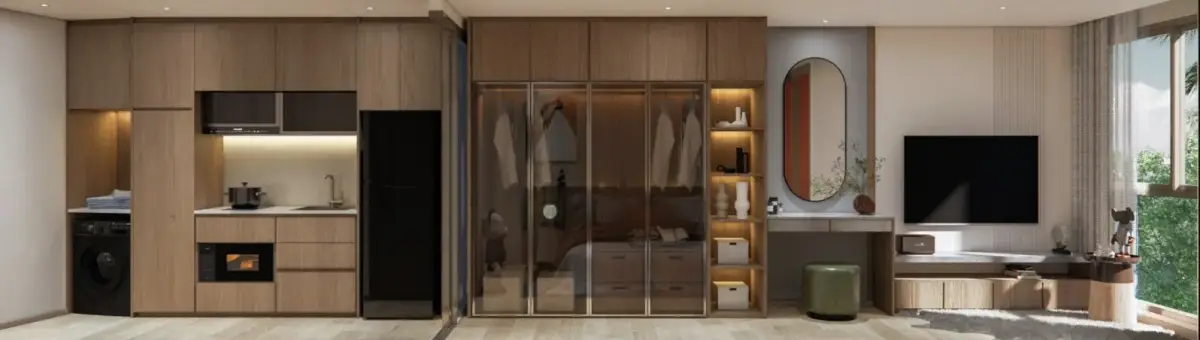 Studio Apartments, with garden view, on Naithon beach — Nai Thon · 4/26