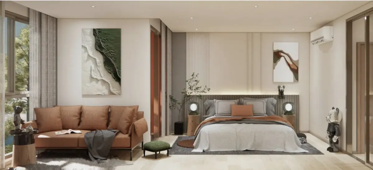 Studio Apartments, with garden view, on Naithon beach — Nai Thon · 1/26