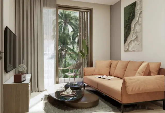 2-Bedroom Apartments, with mountain view, on Naithon beach — Nai Thon