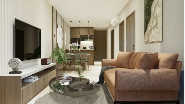 2-Bedroom Apartments, with mountain view, on Naithon beach — Nai Thon