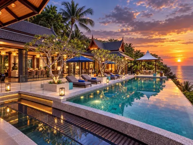 Villa La Thal 5-Bedroom Oceanfront Villa — Kamala
